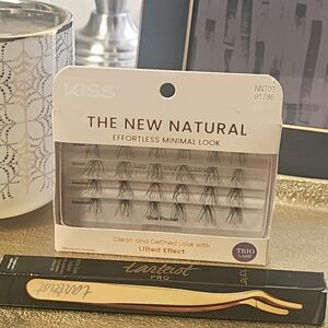 Kiss The New Natural Trio Lash Set And Tarte Eyelash Application Tool